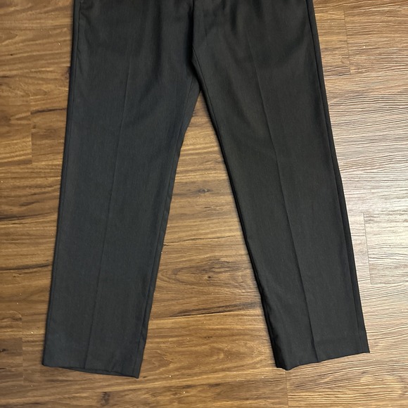 Lauren Ralph Lauren Dress Pants Men 36x30 Poly Blend Flat Front Gray - Picture 3 of 6